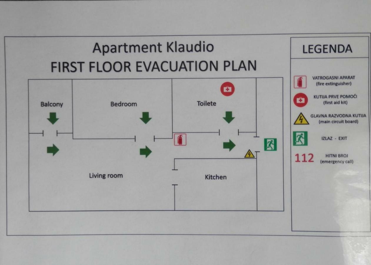 Apartment Klaudio Senj  Exterior foto